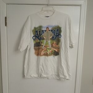 Jerzees White T-Shirt with Alabama Band Tee Graphic